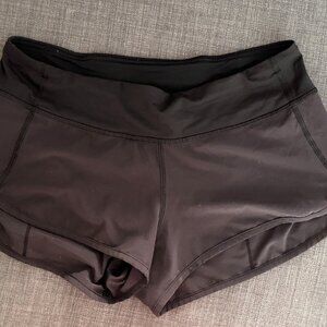 Lululemon shorts, EUC, BLACK, size 6